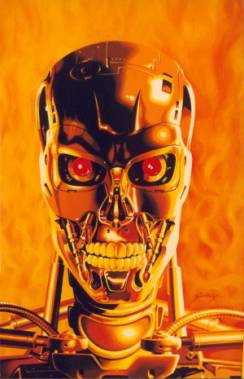 Terminator, TPB, original painting